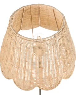 Gulvlampe SALM Rattan Naturlig