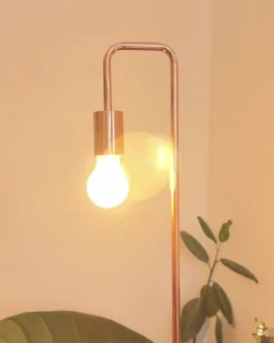 Gulvlampe SAVENA Metal Kobber