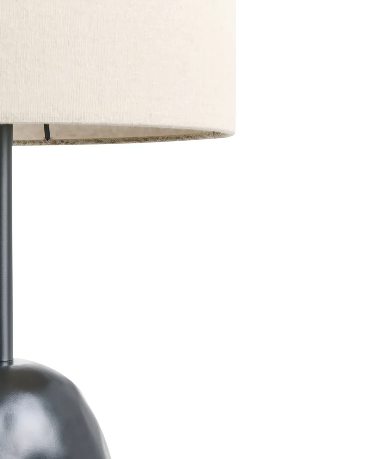Gulvlampe SELB Keramik Sort