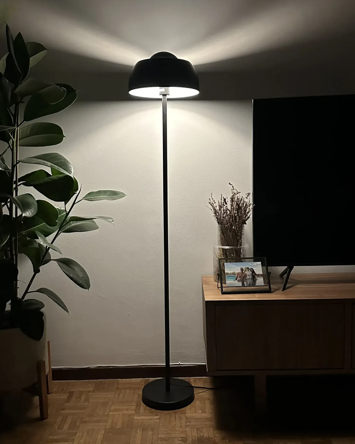 Gulvlampe SENETTE Metal Sort