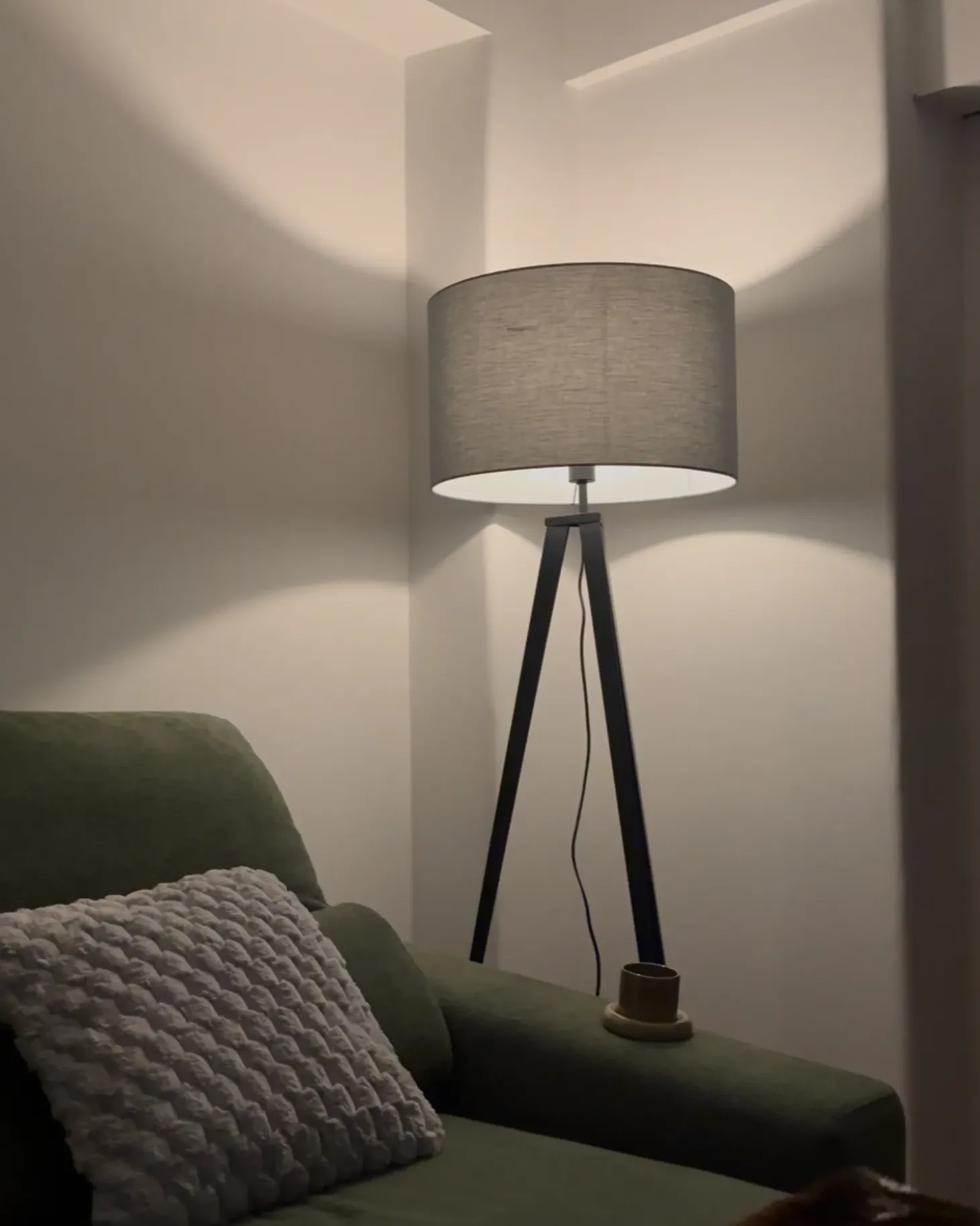 Gulvlampe STILETTO Metal Grå