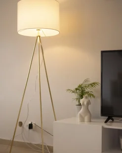 Gulvlampe VISTULA Metal Guld