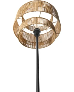 Gulvlampe WOKIRO Papirgarn Naturlig