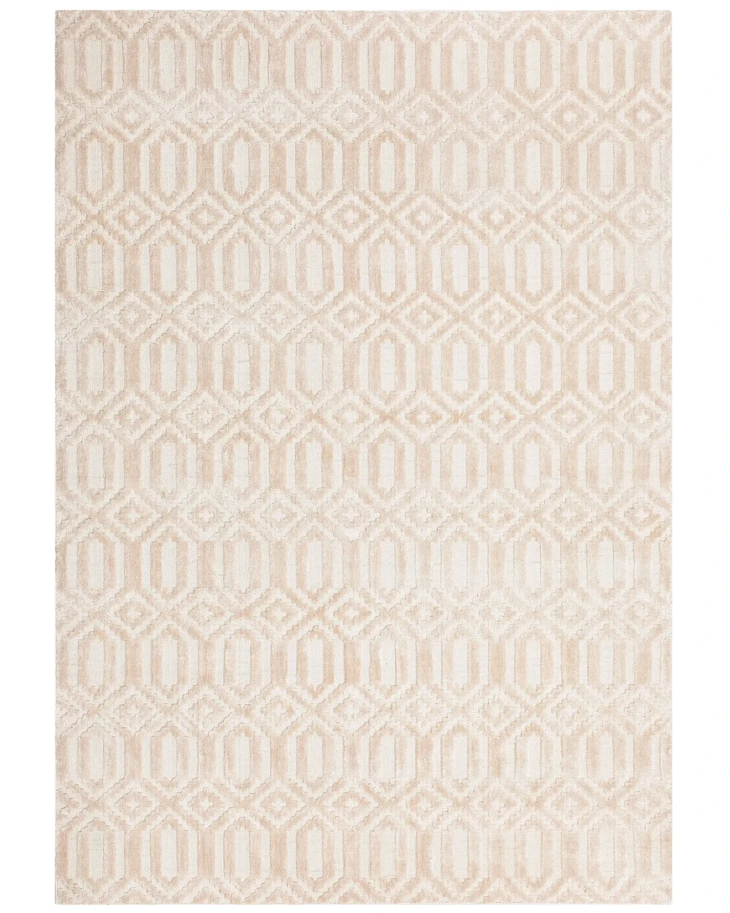 Gulvtæppe ADATEPE Beige 140 x 200 cm Viskose