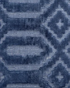 Gulvtæppe ADATEPE Navy Blå 160 x 230 cm Viskose
