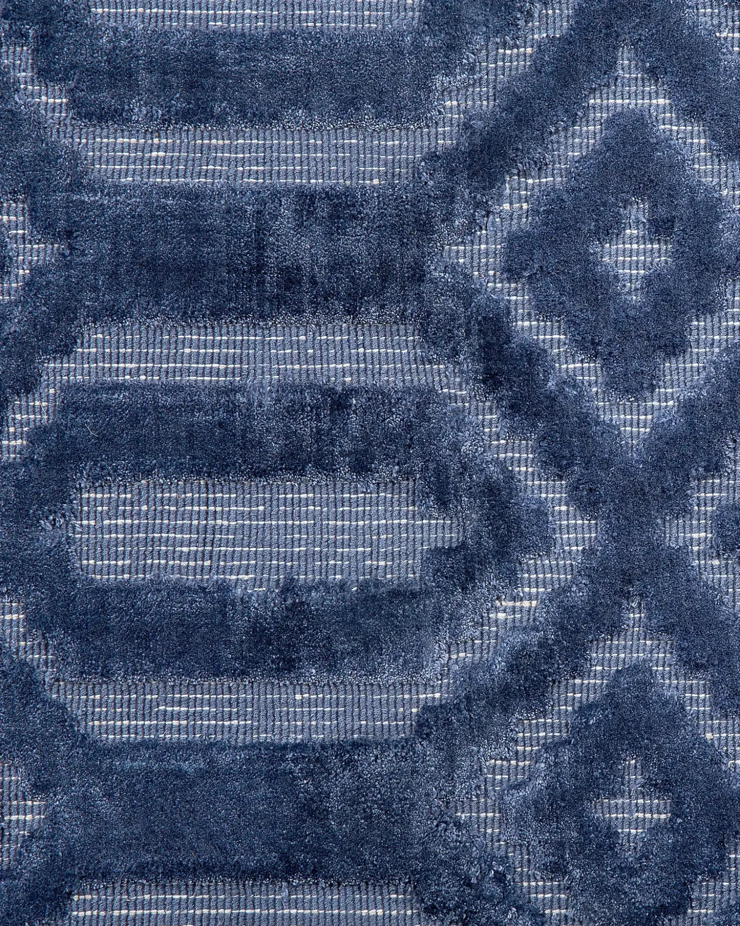 Gulvtæppe ADATEPE Navy Blå 160 x 230 cm Viskose