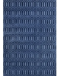 Gulvtæppe ADATEPE Navy Blå 160 x 230 cm Viskose