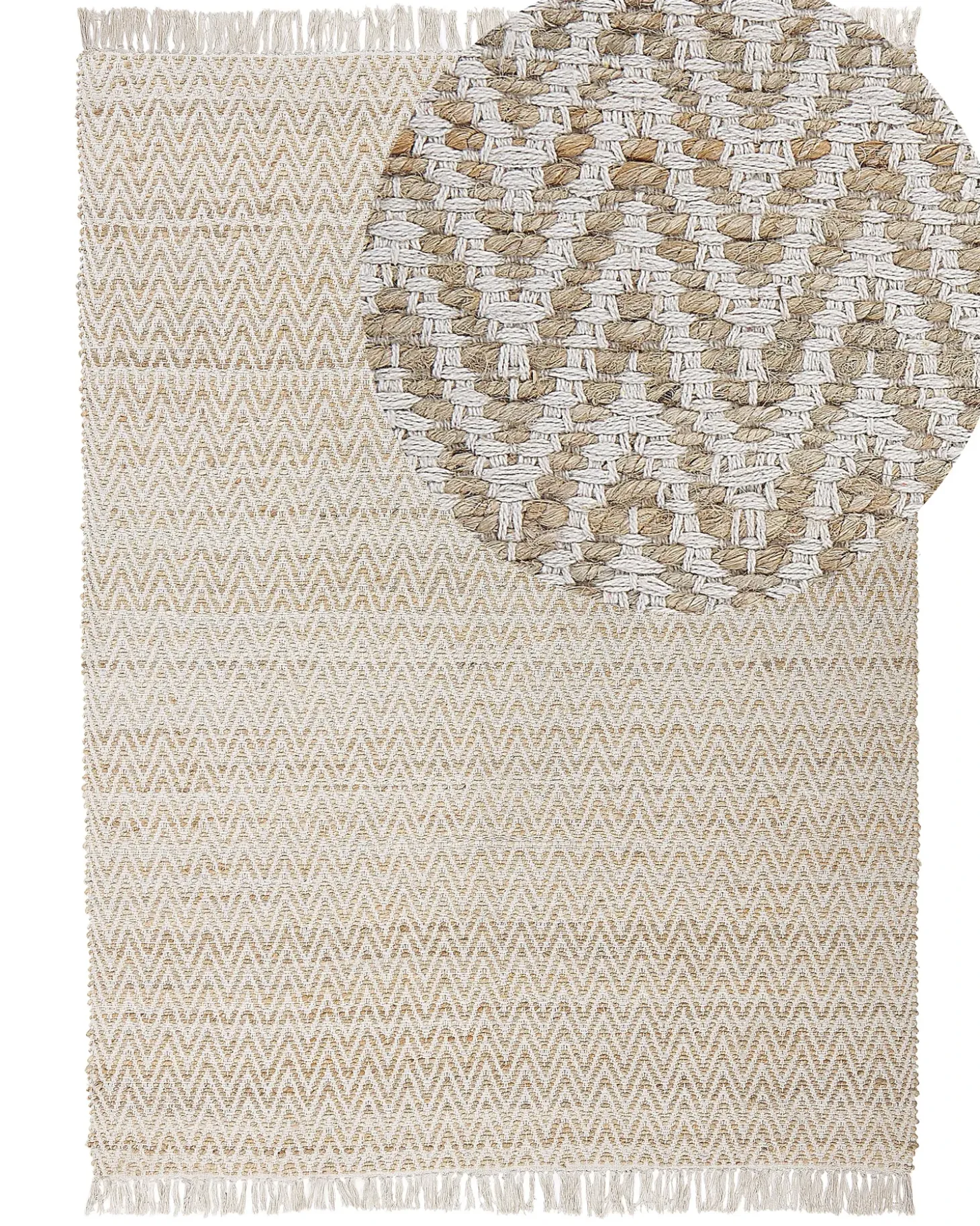 Gulvtæppe AFRIN Beige 140 x 200 cm Jute