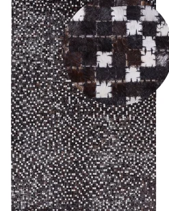 Gulvtæppe AKKESE Brun 160 x 230 cm Ægte læder