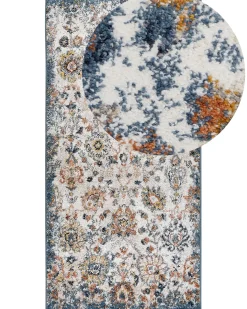 Gulvtæppe AKORI Multifarvet 80 x 150 cm