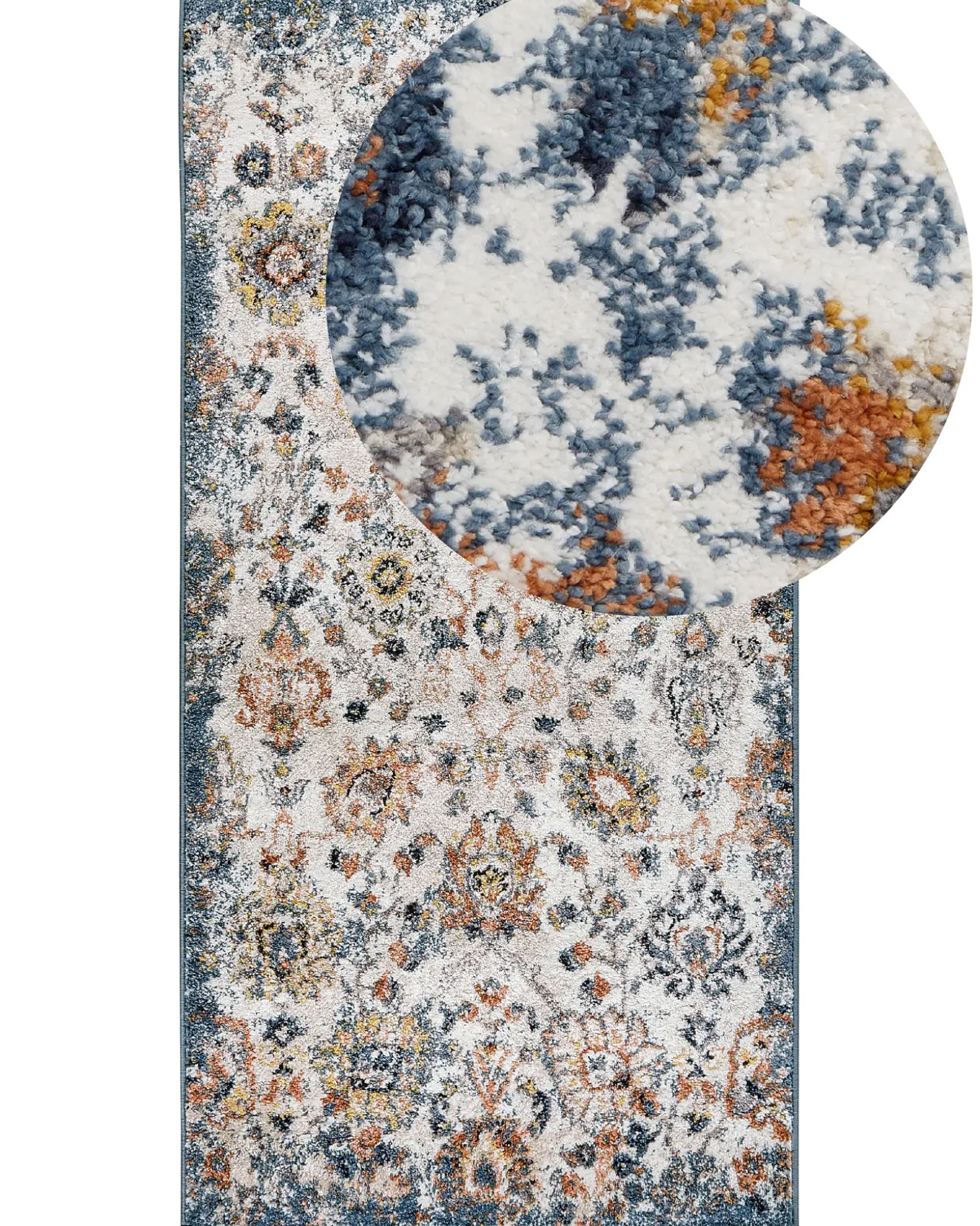 Gulvtæppe AKORI Multifarvet 80 x 150 cm