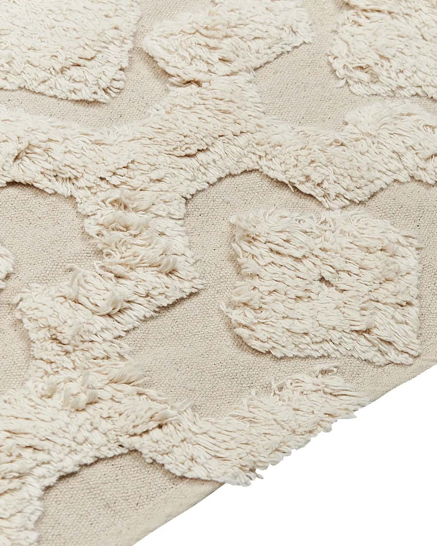 Gulvtæppe AKSARAY Beige 160 x 230 cm Bomuld