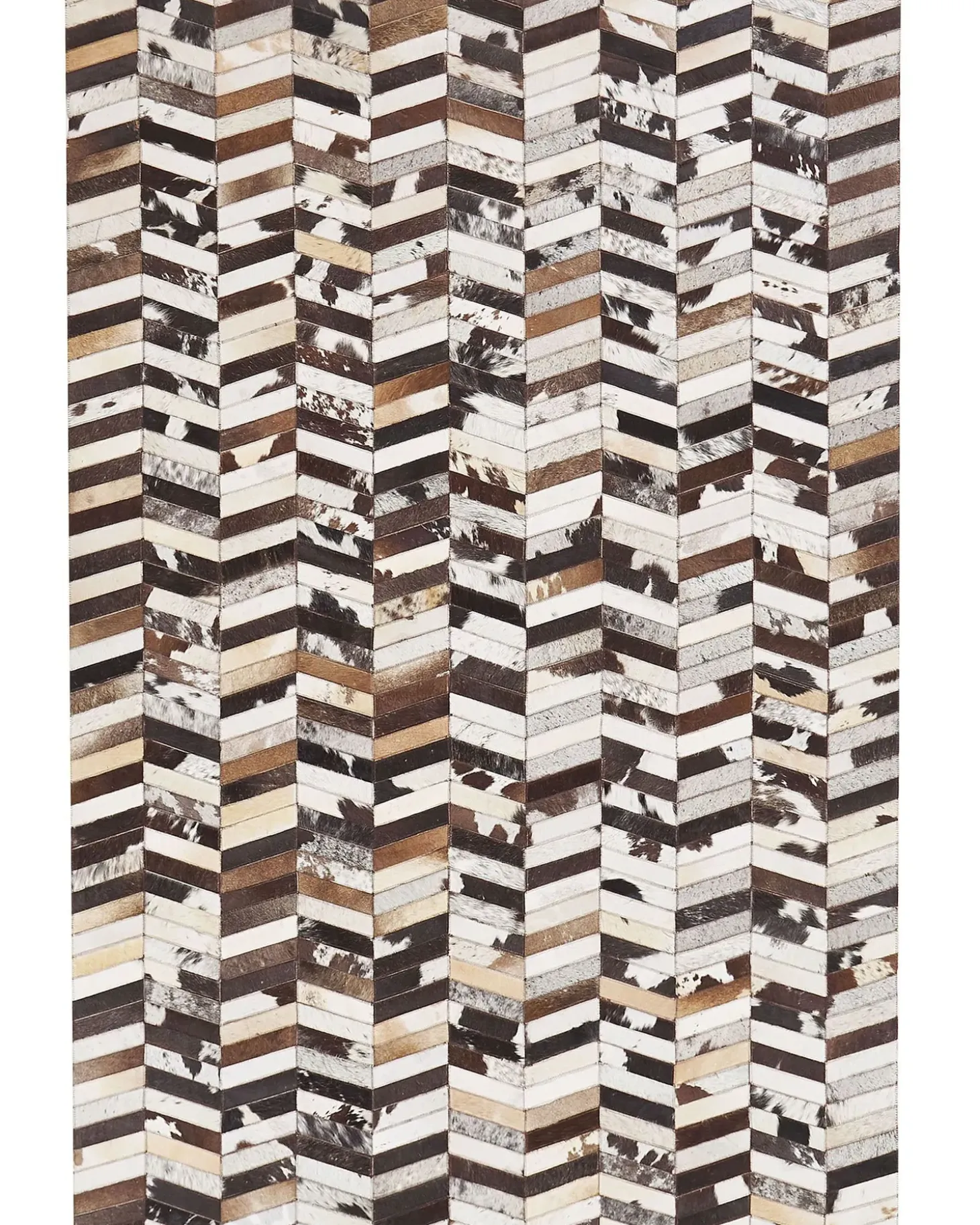 Gulvtæppe AKYELE Brun 160 x 230 cm Ægte læder