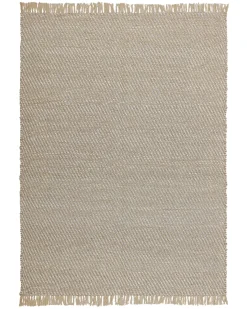 Gulvtæppe ALADAG Beige 140 x 200 cm Jute