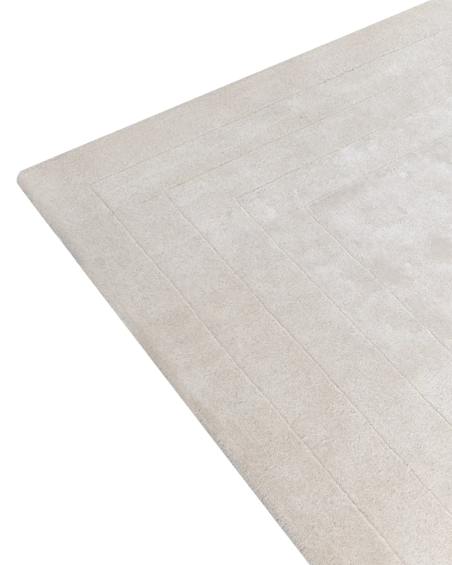 Gulvtæppe AMADO Lys Beige 160 x 230 cm Viskose