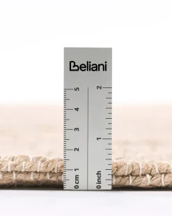 Gulvtæppe AMRAVATI Beige/Grøn 80 x 300 cm Jute