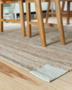 Gulvtæppe AMRAVATI Lys Beige 160 x 230 cm Jute