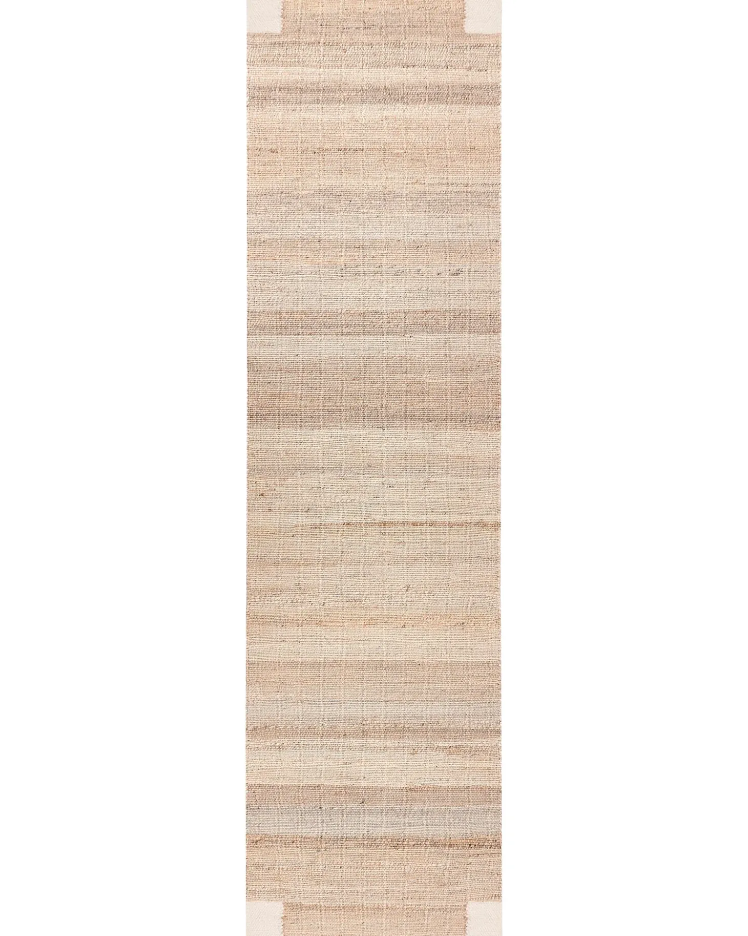 Gulvtæppe AMRAVATI Lys Beige 80 x 300 cm Jute