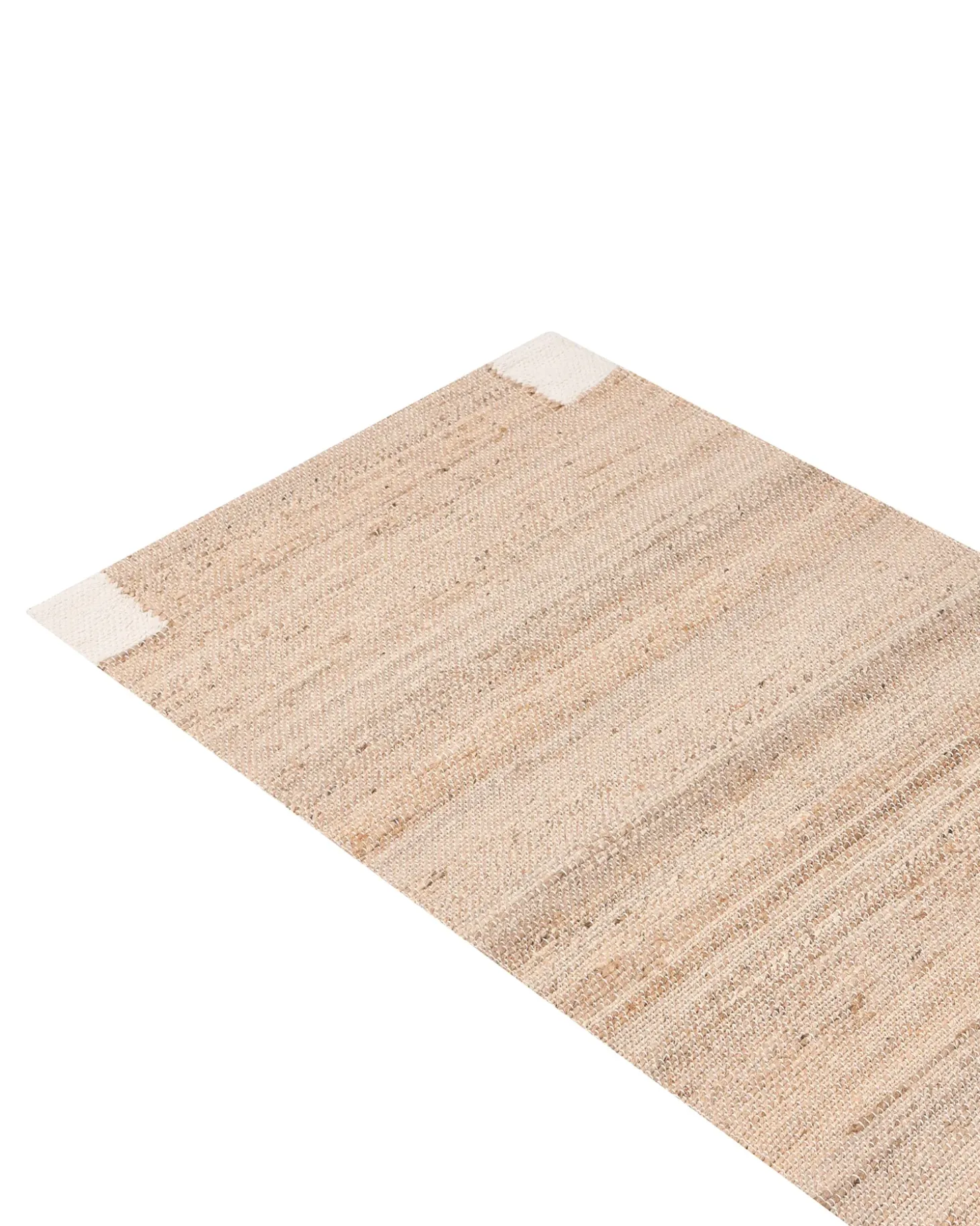Gulvtæppe AMRAVATI Lys Beige 80 x 300 cm Jute