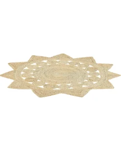 Gulvtæppe ARABAN Beige ø 120 cm Jute