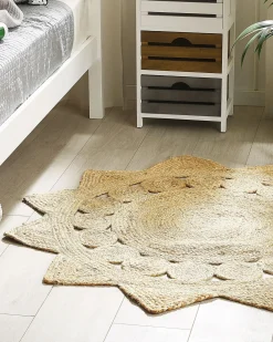 Gulvtæppe ARABAN Beige ø 120 cm Jute