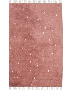 Gulvtæppe ASTAF Murstensrød 140 x 200 cm Bomuld