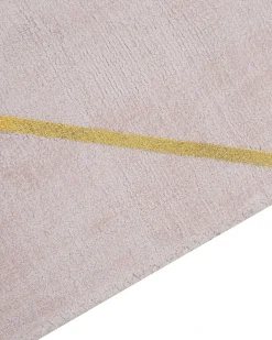 Gulvtæppe ATIKE Lyserød 80 x 150 cm Viskose