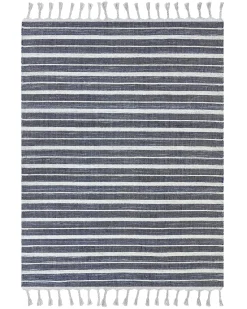 Gulvtæppe BADEMLI Mørkeblå 140 x 200 cm