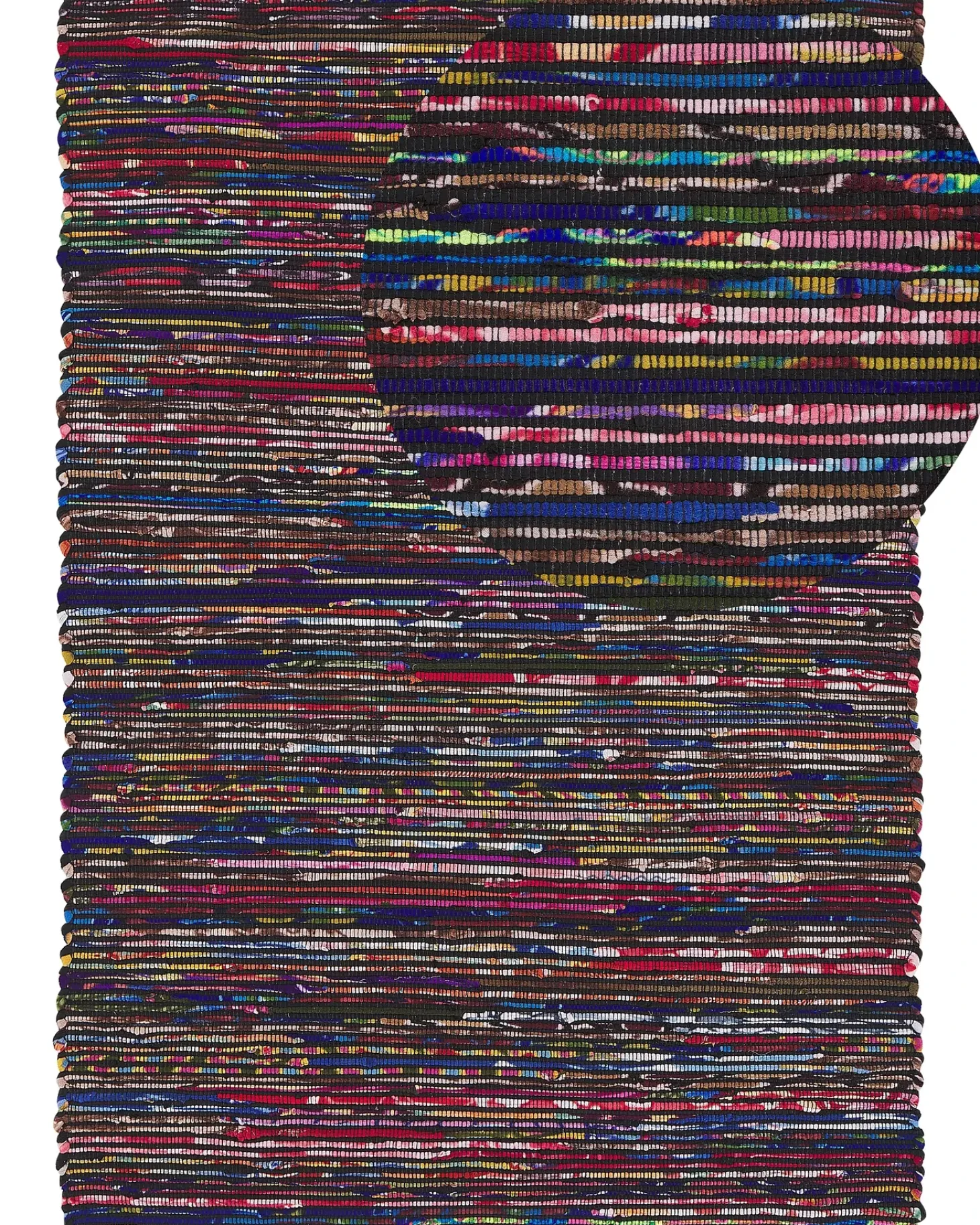 Gulvtæppe BARTIN Sort 160 x 230 cm