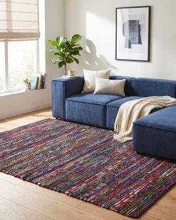 Gulvtæppe BARTIN Sort 160 x 230 cm