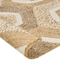 Gulvtæppe BASOREN Beige 160 x 230 cm Jute