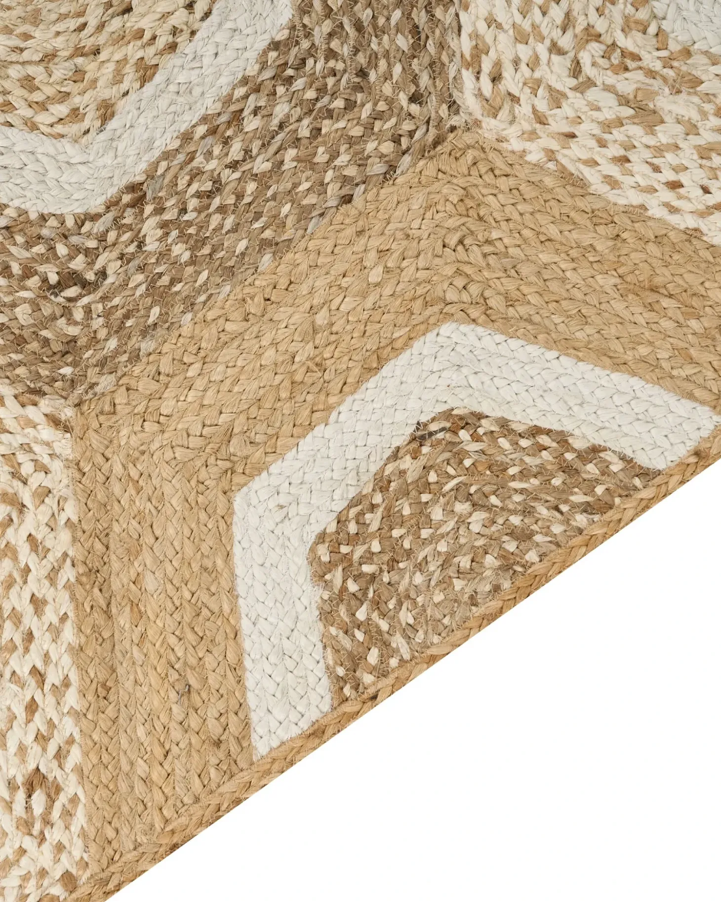 Gulvtæppe BASOREN Beige 160 x 230 cm Jute