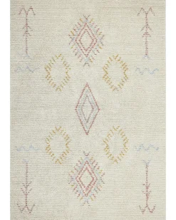 Gulvtæppe BETTIAH Beige 160 x 230 cm Bomuld