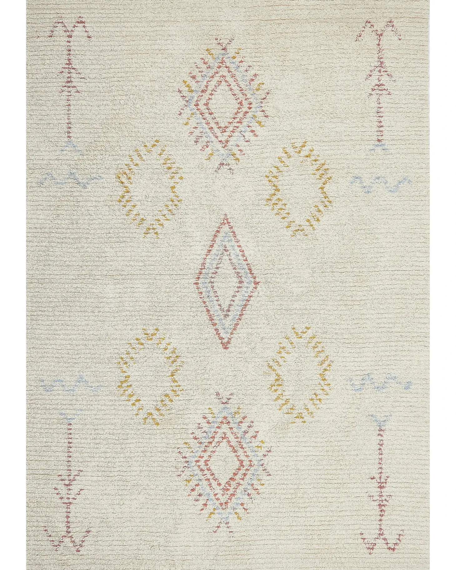 Gulvtæppe BETTIAH Beige 160 x 230 cm Bomuld