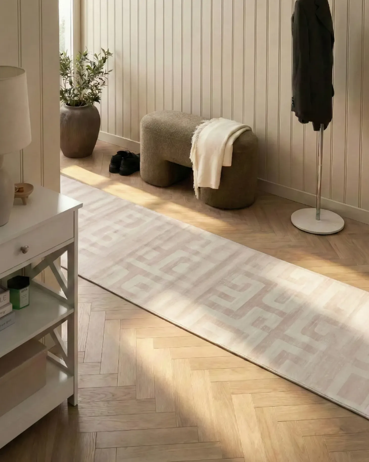 Gulvtæppe BEYDAG Beige 80 x 300 cm