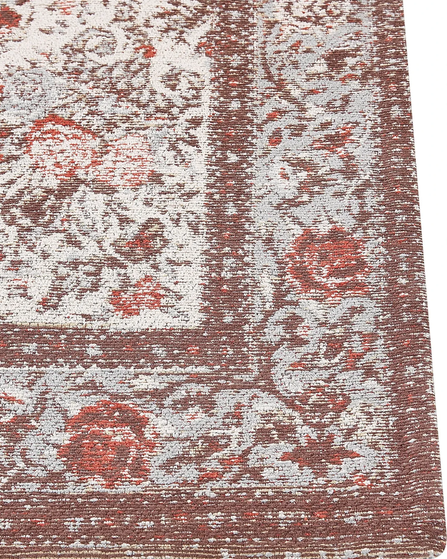 Gulvtæppe BINNISZ Rød 80 x 150 cm Bomuld