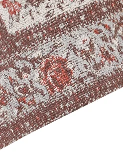 Gulvtæppe BINNISZ Rød 80 x 150 cm Bomuld