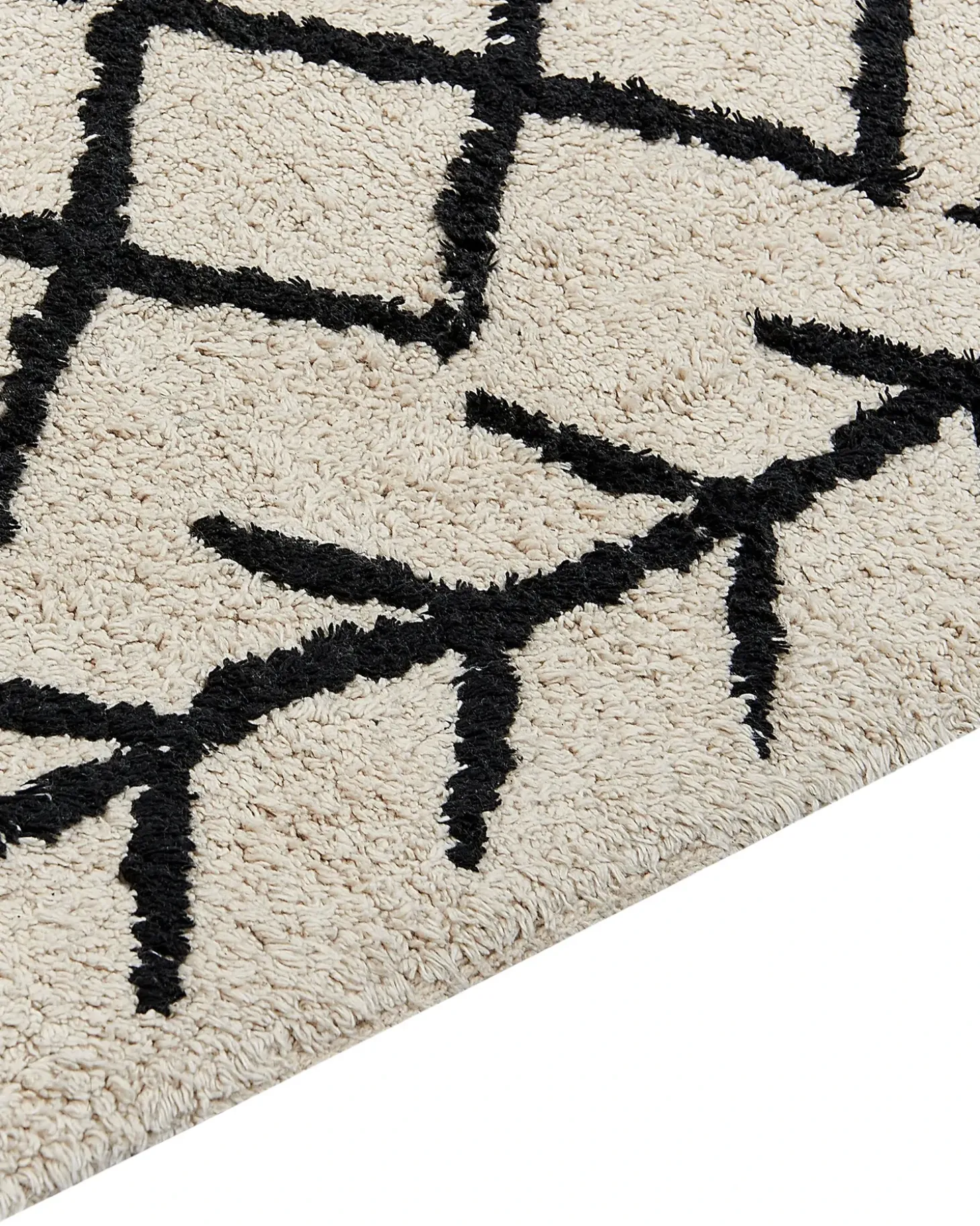 Gulvtæppe BOZKIR Beige 160 x 230 cm Bomuld