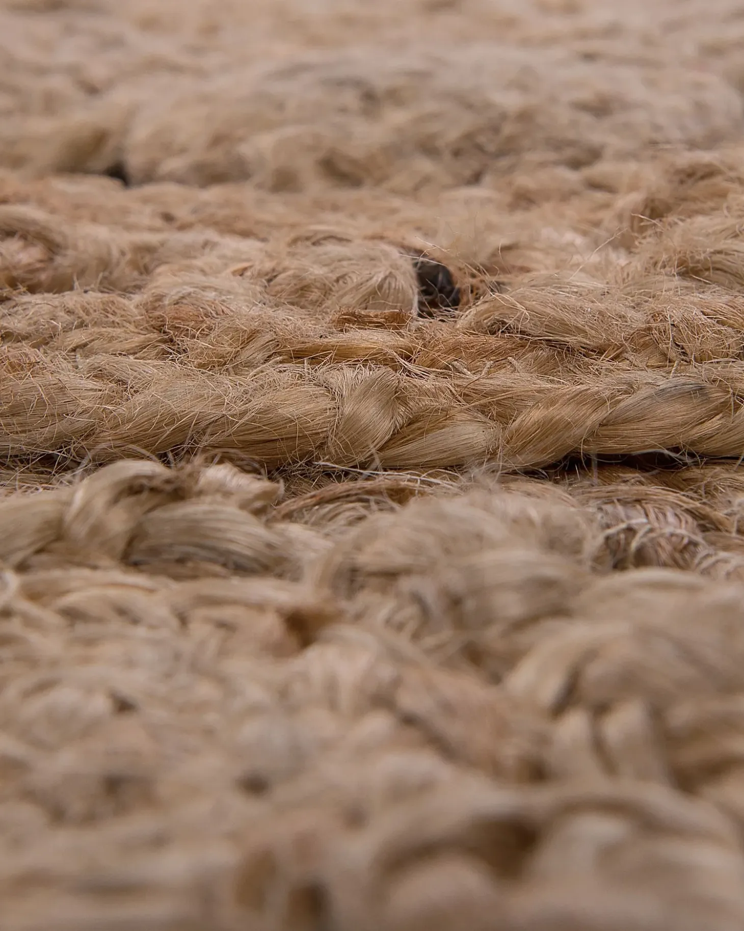 Gulvtæppe BUCAK Beige ø 120 cm Jute