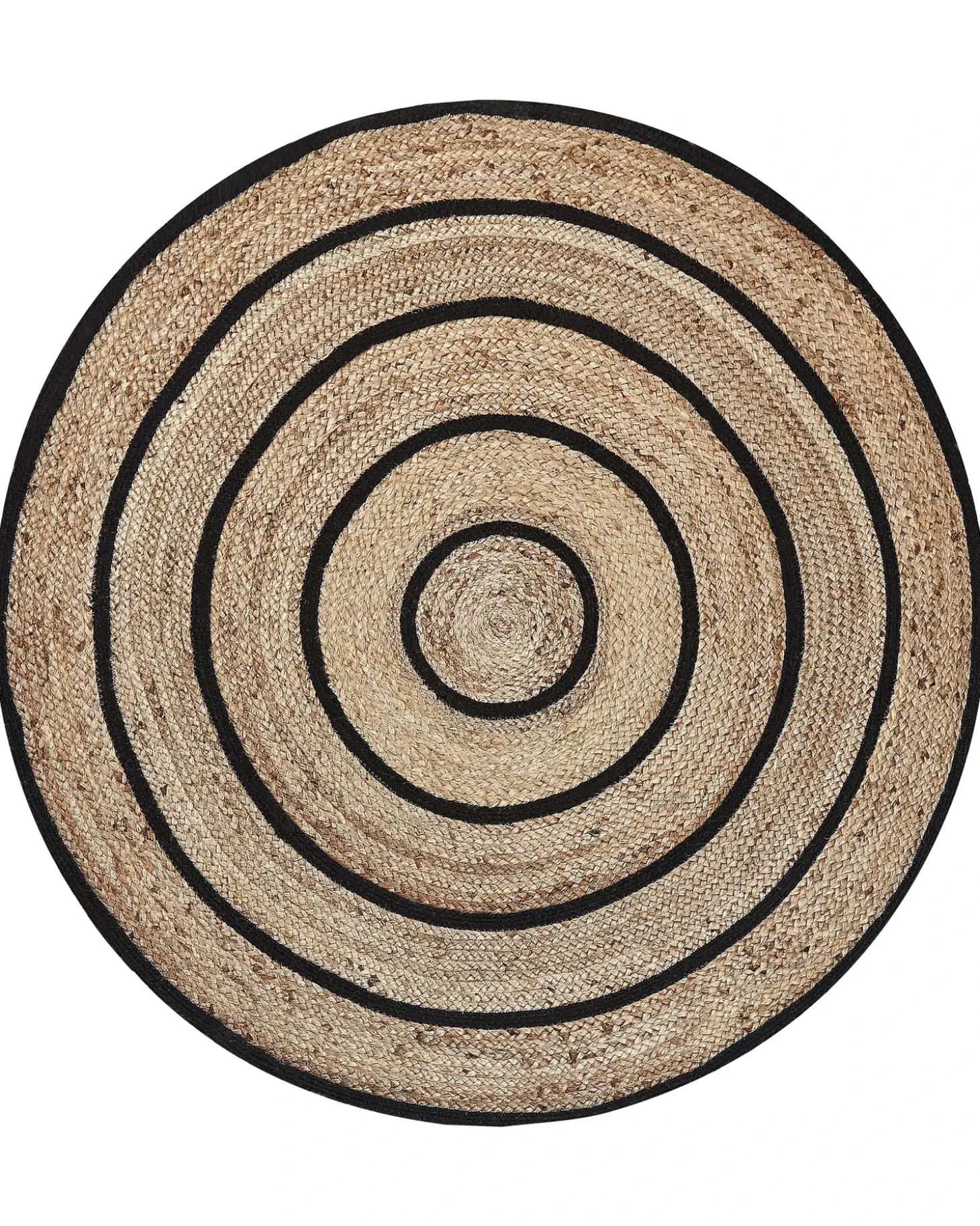 Gulvtæppe BUKSE Beige ø 140 cm Jute