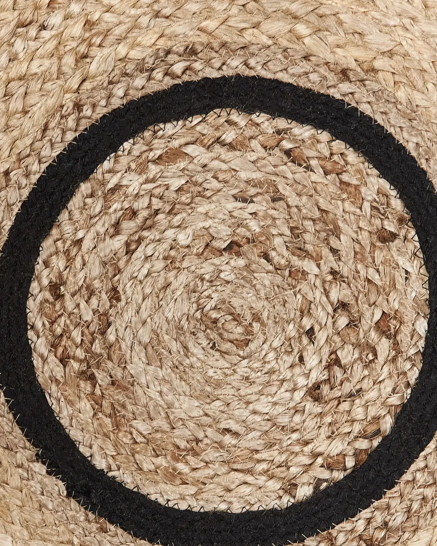 Gulvtæppe BUKSE Beige ø 140 cm Jute