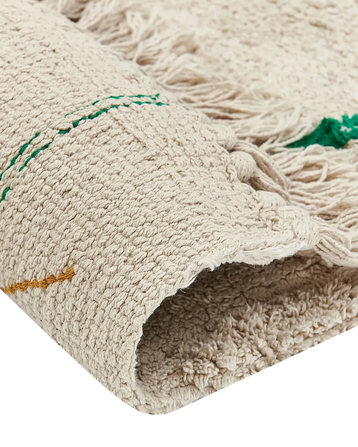 Gulvtæppe CETMI Beige 160 x 230 cm Bomuld