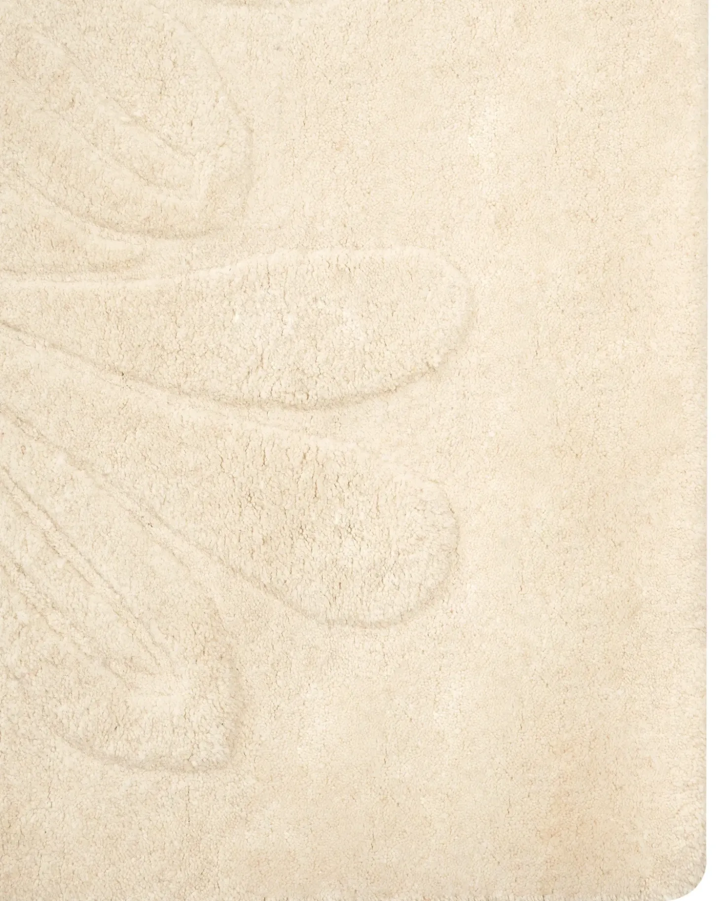 Gulvtæppe CHENNAI Lys Beige 200 x 300 cm Uld