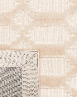 Gulvtæppe CIZRE Beige 160 x 230 cm Viskose