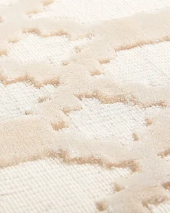 Gulvtæppe CIZRE Beige 160 x 230 cm Viskose