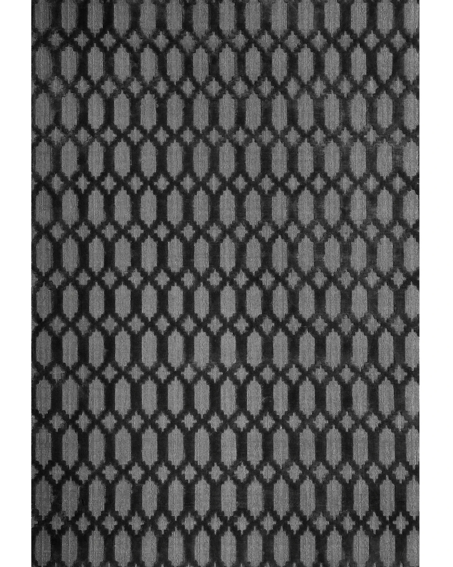 Gulvtæppe CIZRE Mørkegrå 160 x 230 cm Viskose