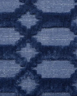 Gulvtæppe CIZRE Navy Blå 160 x 230 cm Viskose