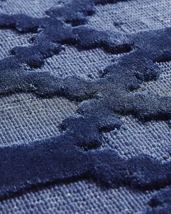 Gulvtæppe CIZRE Navy Blå 160 x 230 cm Viskose