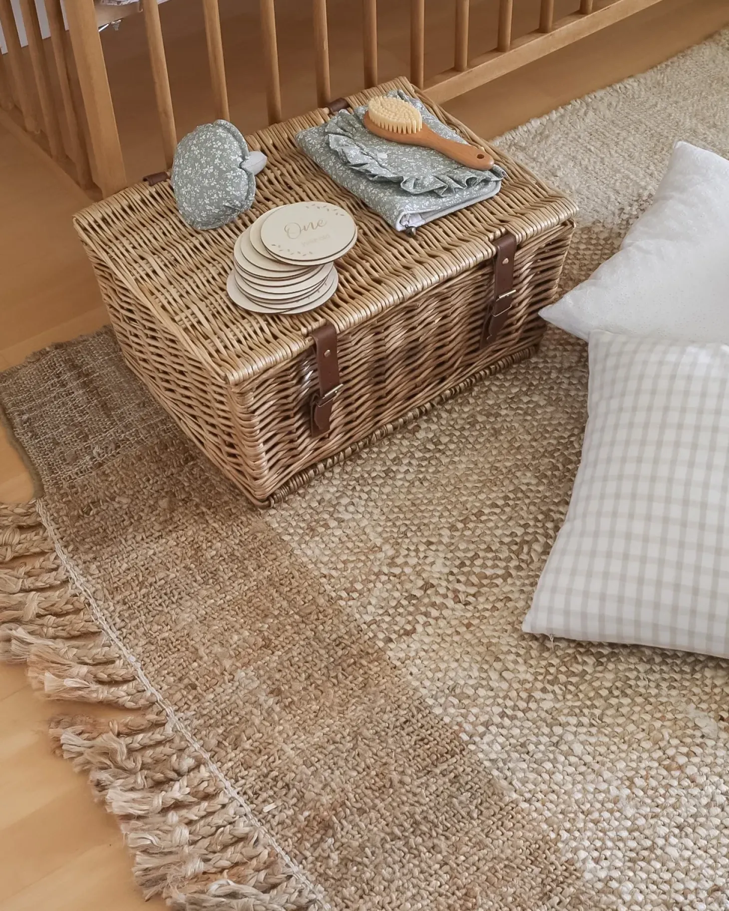 Gulvtæppe DEDEMLI Beige 160 x 230 cm Jute