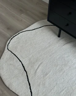 Gulvtæppe DERA Beige 160 x 230 cm Viskose
